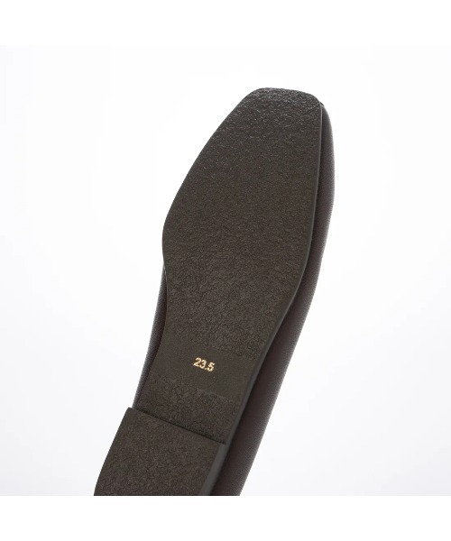 ing(イング)の「【WEB限定】スクエアトゥフラットシューズ(バレエシューズ・レディース・イエロー/ダークブラウン/ブラック/アイボリー・24.5cm/24cm/23.5cm/23cm/22.5cm)」の20枚目の写真