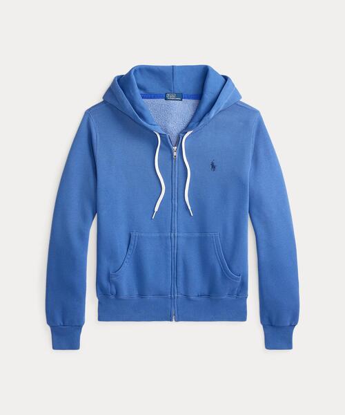Ralph Laurenパーカー　S ブルー フリース フルジップ フーディ（パーカー）｜POLO RALPH LAUREN（ポロ