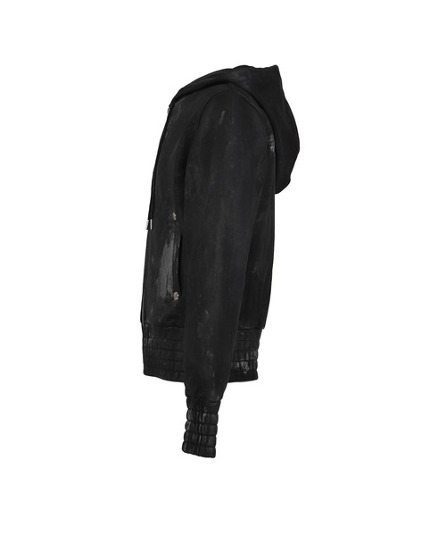 NUBIAN(ヌビアン)の「SKIDDING HOODIE ZIPUP(パーカー・メンズ・ブラック・LARGE/MEDIUM/SMALL)」の3枚目の写真