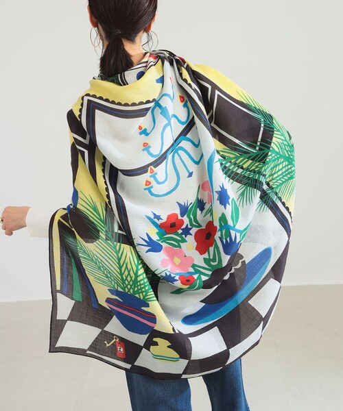 manipuri ストール　ショール manipuri（マニプリ）の「manipuri / シャングリラ コットンシルク