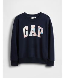 GAP | ヴィンテージソフト フレンチテリー リラックスフィット SAKURA GAPロゴスウェットシャツ (キッズ)(スウェット)