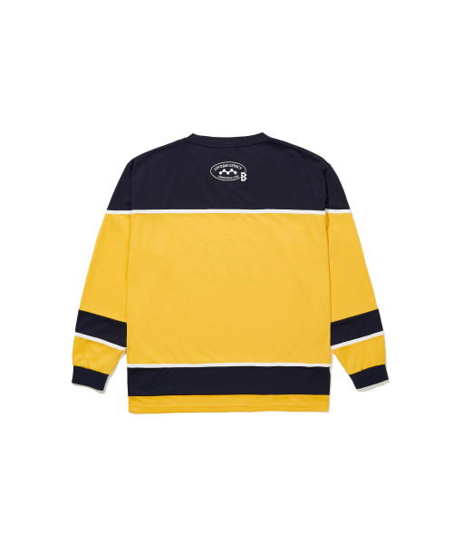 B HOCKEY LONGSLEEVE - YELLOW