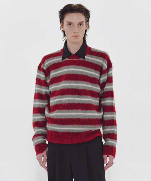 MMIC（エムエムアイシー）の「SABLE ROUNDNECK (RED)（ニット/セーター・メンズ・その他・M/L/XL）」の5枚目の写真