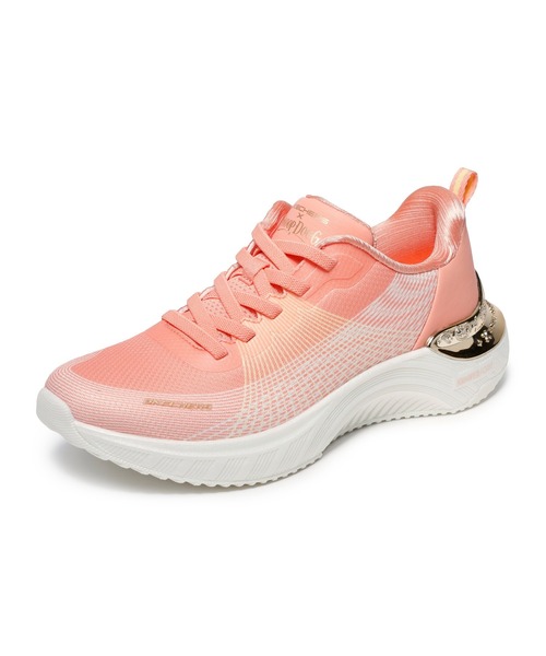 SKECHERS(スケッチャーズ)の「スケッチャーズ スヌープ エース サイバー ウォーカー(スニーカー・レディース・ブラック×ゴールド/ピンク/オレンジ・23cm/24.5cm/23.5cm/24cm/25cm)」の3枚目の写真