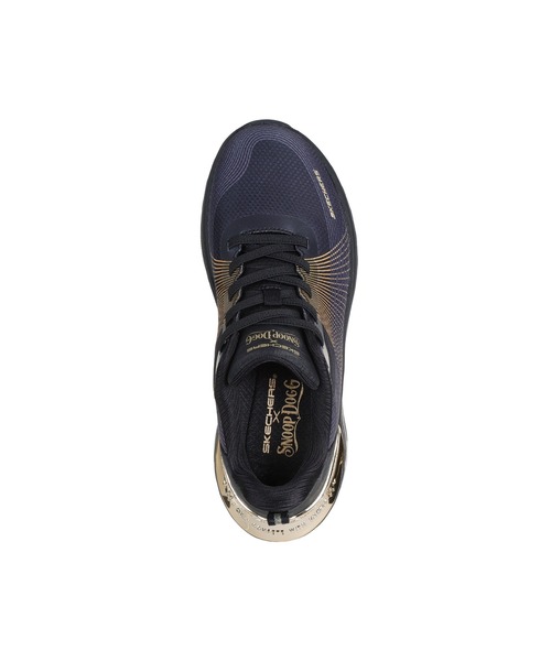 SKECHERS(スケッチャーズ)の「スケッチャーズ スヌープ エース サイバー ウォーカー(スニーカー・レディース・ブラック×ゴールド/ピンク/オレンジ・23cm/24.5cm/23.5cm/24cm/25cm)」の4枚目の写真