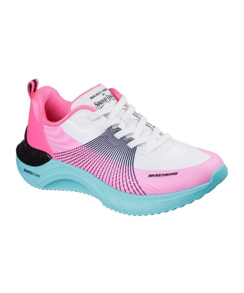 SKECHERS(スケッチャーズ)の「スケッチャーズ スヌープ エース サイバー ウォーカー(スニーカー・レディース・ブラック×ゴールド/ピンク/オレンジ・23cm/24.5cm/23.5cm/24cm/25cm)」の13枚目の写真