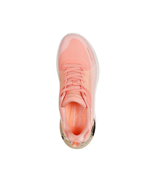 SKECHERS(スケッチャーズ)の「スケッチャーズ スヌープ エース サイバー ウォーカー(スニーカー・レディース・ブラック×ゴールド/ピンク/オレンジ・23cm/24.5cm/23.5cm/24cm/25cm)」の14枚目の写真