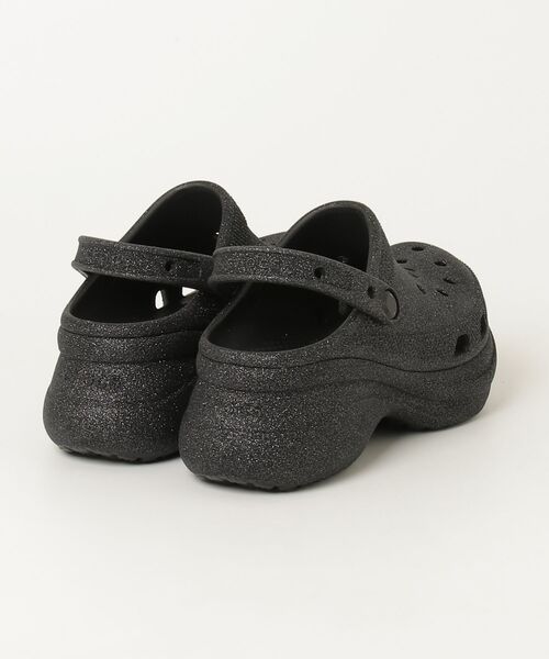 crocs（クロックス）の「クロックス crocs Classic Glitter ClgW Blk（サンダル・レディース・ブラック・23.0cm/22.0cm/21.0cm/25.0cm/24.0cm）」の2枚目の写真