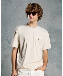 drawstring leather pocket S/S