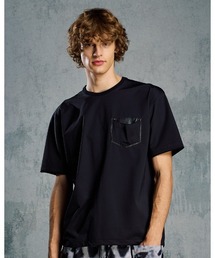 wjk | drawstring leather pocket S/S(Tシャツ/カットソー)