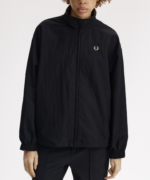 FRED PERRY（フレッドペリー）の「Zip Through Jacket／ジップスルージャケット（その他アウター・レディース・ブラック/オートミール・8/10）」の4枚目の写真