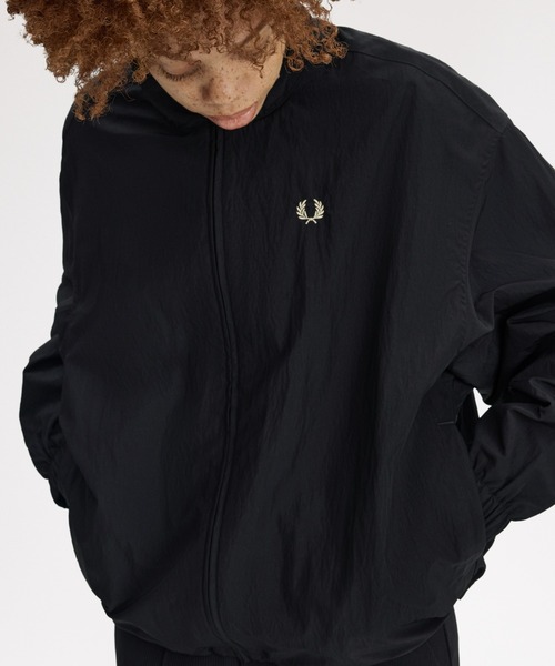 FRED PERRY（フレッドペリー）の「Zip Through Jacket／ジップスルージャケット（その他アウター・レディース・ブラック/オートミール・8/10）」の6枚目の写真