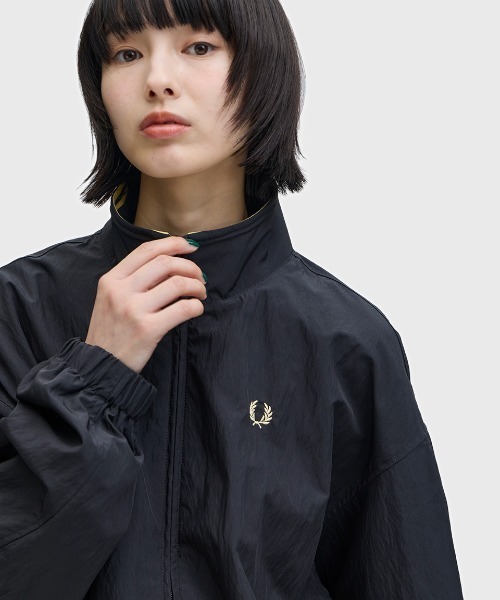 FRED PERRY（フレッドペリー）の「Zip Through Jacket／ジップスルージャケット（その他アウター・レディース・ブラック/オートミール・8/10）」の22枚目の写真