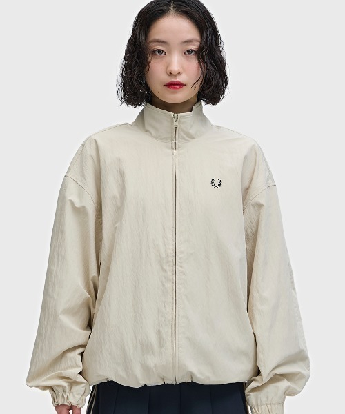 FRED PERRY ジップスルージャケット Zip Through Jacket(8 90A：BLACK / CHAMPAGNE): | FRED PERRY JAPAN