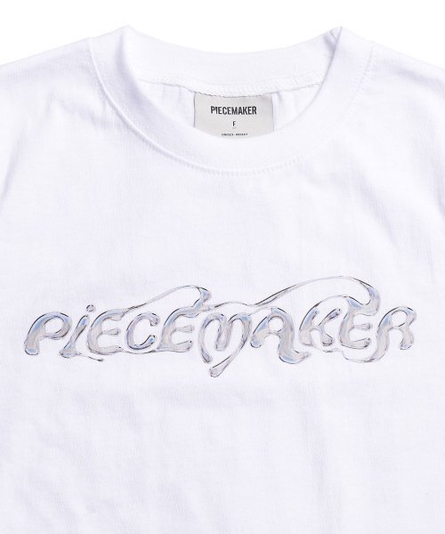 PIECEMAKER（ピースメーカー）の「ETHNIC MELT CROP TEE (WHITE)（Tシャツ/カットソー・レディース・その他・FREE）」の3枚目の写真