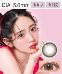 Fabulous（ファビュラス）の「Fabulous 1day ラテベージュ （10枚入り）（コンタクトレンズ・カラコン）」