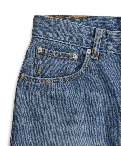 YOUTH(ユース)の「Straight Denim Pants (W) - Medium Blue(デニムパンツ・レディース・その他・M/L/S)」の10枚目の写真