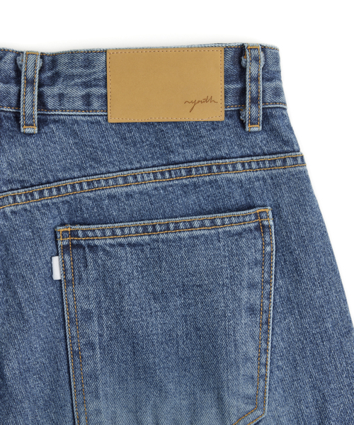 YOUTH(ユース)の「Straight Denim Pants (W) - Medium Blue(デニムパンツ・レディース・その他・M/L/S)」の12枚目の写真