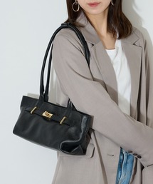 AULENTTI | 【AULENTTI】ベルト金具 ロングハンドルバッグ DI-3886-DO(ハンドバッグ)