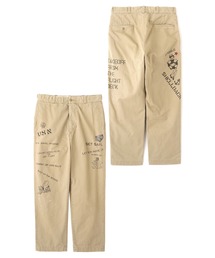 AVIREX | AGED LOOK STENCIL CHINO PANTS / エイジド ルック ステンシル チノ パンツ / AVIREX / アヴィレックス(チノパンツ)