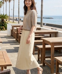 Ocean Pacific（オーシャンパシフィック）の「【OP/オーピー】レディース  カットコーデュロイ　ロングスカート/ウエストゴムストレッチ（スカート）」