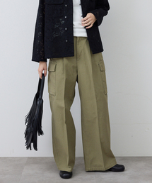 SLOBE IENA（スローブイエナ）の「バックサテンミリタリーパンツ（カーゴパンツ）」