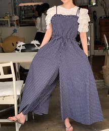 チェック柄」に該当するオールインワン・サロペットファッション通販