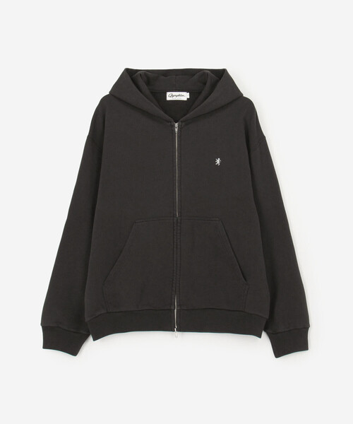 GYMPHLEX（ジムフレックス）の「Gymphlex | フレンチテリー ジップパーカー MEN（パーカー・メンズ・チャコール/ライトグレー・M/L）」の15枚目の写真