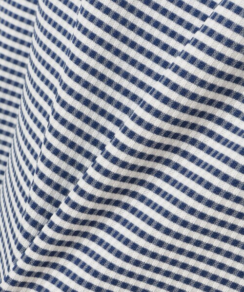 BEAMS GOLF(ビームスゴルフ)の「PURPLE LABEL / ジャカードボーダー モックネックシャツ(スウェット・メンズ・グレー/ネイビー/ブルー・MEDIUM/SMALL/X-LARGE/LARGE)」の12枚目の写真