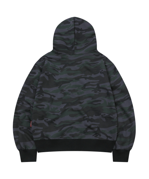 S'EST(エスイーエスティー)の「Solaris Camo Hoodie Zip Up Black(パーカー・メンズ・ブラック・SMALL/MEDIUM/LARGE)」の2枚目の写真