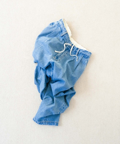 ADAM ET ROPE'（アダムエロペ）の「ワイド イージー ブリーチ デニムパンツ / ADAM ET ROPE' JEANS -GRID-（デニムパンツ・メンズ・ブルー系その他4・M/L）」の10枚目の写真