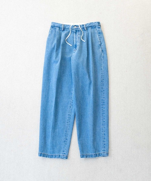 ADAM ET ROPE'（アダムエロペ）の「ワイド イージー ブリーチ デニムパンツ / ADAM ET ROPE' JEANS -GRID-（デニムパンツ・メンズ・ブルー系その他4・M/L）」の11枚目の写真