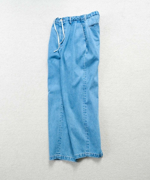 ADAM ET ROPE'（アダムエロペ）の「ワイド イージー ブリーチ デニムパンツ / ADAM ET ROPE' JEANS -GRID-（デニムパンツ・メンズ・ブルー系その他4・M/L）」の13枚目の写真