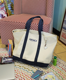 BALLOON FRIENDS（バルーンフレンズ）の「BFMA ツートンショッパーバッグ アイボリー（ショルダーバッグ）」