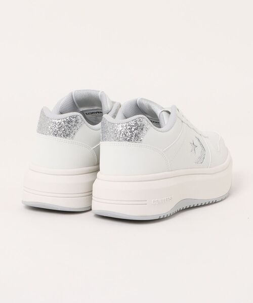 CONVERSE(コンバース)の「converse コンバース NX361 PS レディースシューズ 厚底スニーカー プラットフォーム(ネクスター361PS) 38002290(スニーカー・レディース・ホワイト/ブラック×ブラック・22.5cm/23.0cm/23.5cm/24.0cm/24.5cm/25.0cm)」の3枚目の写真
