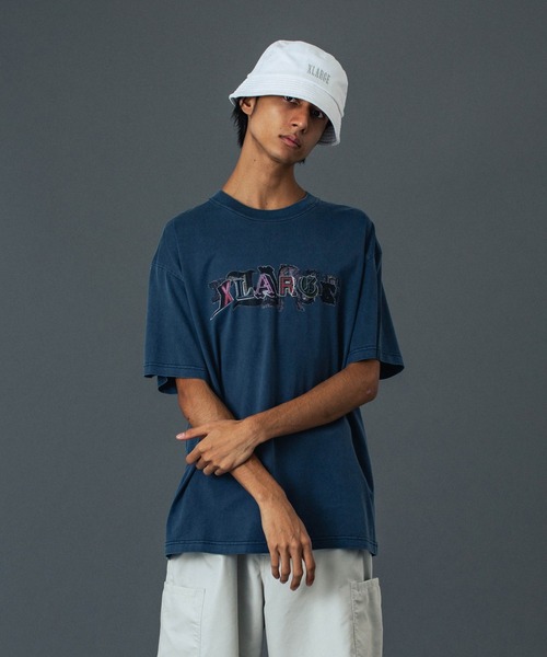 XLARGE(エクストララージ)の「LETTERING S/S TEE(Tシャツ/カットソー・メンズ・ブラック/ホワイト/ネイビー・S/M/L/XL)」の5枚目の写真