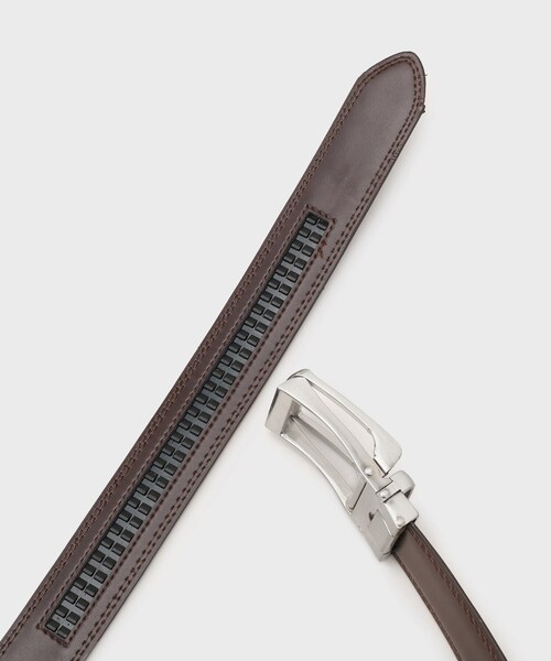 THE SHOP TK (ザ ショップ ティーケー )の「ワンタッチドレスベルト(ベルト・メンズ・ダークブラウン/ブラック・00)」の7枚目の写真