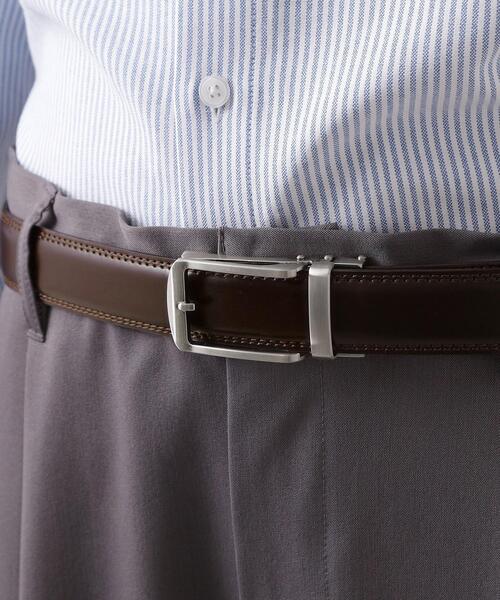 THE SHOP TK (ザ ショップ ティーケー )の「ワンタッチドレスベルト(ベルト・メンズ・ダークブラウン/ブラック・00)」の8枚目の写真