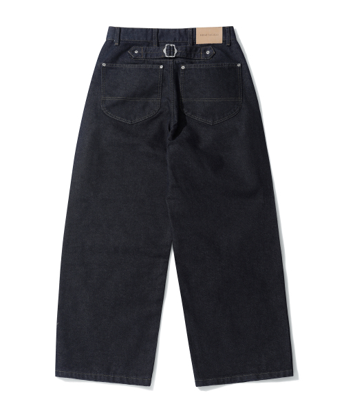 DECET WOMEN(デケット ウーマン)の「Cinchback Barrel Wide Leg Jeans DCWPT022CPINDIGO(デニムパンツ・レディース・その他・X-SMALL/SMALL/MEDIUM/LARGE)」の7枚目の写真