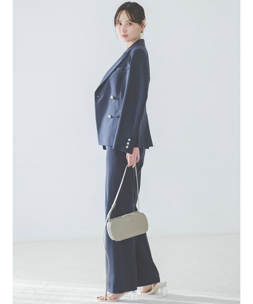 SNIDEL（スナイデル）の「Sustainableダブルブレストジャケット（テーラードジャケット・レディース・アイボリー/グレー/ネイビー・0/1）」の7枚目の写真