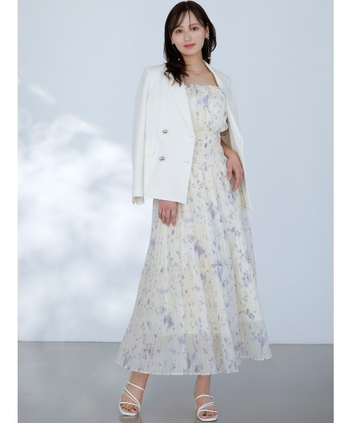 SNIDEL(スナイデル)の「Sustainableダブルブレストジャケット(テーラードジャケット・レディース・アイボリー/グレー/ネイビー・0/1)」の19枚目の写真