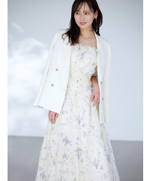 SNIDEL(スナイデル)の「Sustainableダブルブレストジャケット(テーラードジャケット・レディース・アイボリー/グレー/ネイビー・0/1)」の21枚目の写真