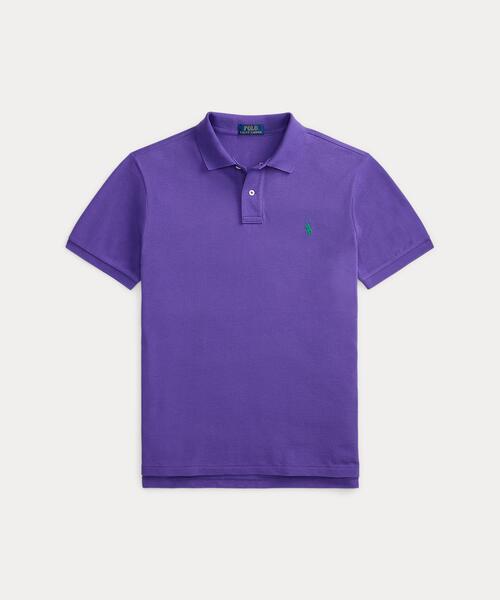 POLO RALPH LAUREN(ポロ ラルフ ローレン)の「アイコニック メッシュ ポロシャツ(ポロシャツ・メンズ・パープル・M/L/XL/S/XS/XXL)」の8枚目の写真
