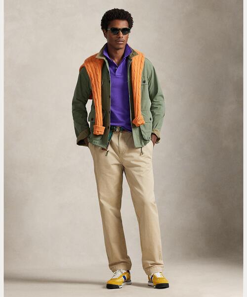 POLO RALPH LAUREN(ポロ ラルフ ローレン)の「アイコニック メッシュ ポロシャツ(ポロシャツ・メンズ・パープル・M/L/XL/S/XS/XXL)」の4枚目の写真