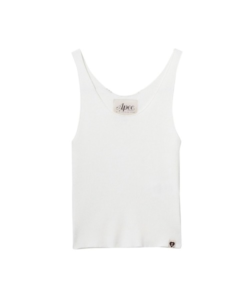 A BATHING APE（アベイシングエイプ）の「RIBBED VEST（ニット/セーター・レディース・グレー/アイボリー/ネイビー・SMALL/X-SMALL）」の2枚目の写真