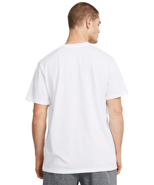 UNDER ARMOUR(アンダーアーマー)の「UAヘビーウエイト アーマーラベル ショートスリーブTシャツ(トレーニング/メンズ)(Tシャツ/カットソー・メンズ・ホワイト・XL/M/L/S/3XL/2XL)」の2枚目の写真