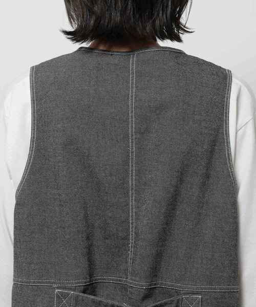 niko and...(ニコアンド)の「アソートフロントリボンベスト(ベスト・レディース・アイボリー/インディゴブルー/カーキ/ブラック・LARGE/MEDIUM)」の18枚目の写真