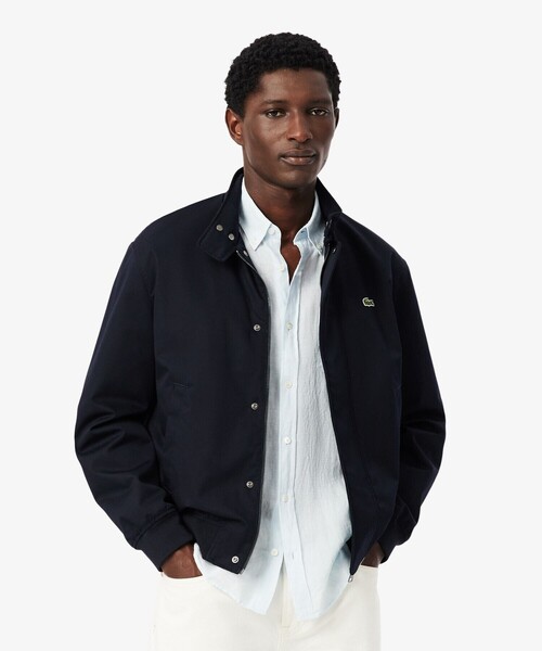 LACOSTE(ラコステ)の「防風 撥水 ハリントンジャケット(ブルゾン・メンズ・ベージュ・50/48/46/52)」の1枚目の写真