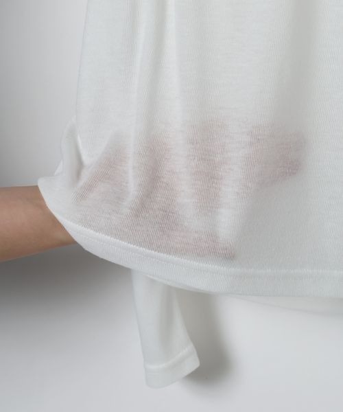 JEANASIS（ジーナシス）の「3カラーレイヤードヘンリー2ピース/666098（Tシャツ/カットソー・レディース・イエロー系その他/ブラック系その他/グレー系その他・FREE）」の7枚目の写真