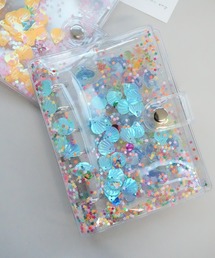 Jelly moo（ジェリームー）の「【 Jelly moo / ジェリームー 】 A7サイズ キラキラ マーメイド クリアバインダー シール帳 / ( 10リフィル付き )（ステッカー/テープ）」